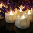 12 Candele LED Ricaricabili Con Telecomando E Timer - Luce Tremolante Per Natale, Decorazioni, Atmosfera