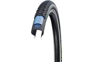 Schwalbe 700X55C-28/29X2.15 (55-622) Marathon E-Plus E-50 Pneu Velo Adulte Unisexe, Noir, 28X2.15
