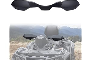 UTVSXPERT Handguards Protector for Outlander 06-22, Black Plastic Hand Guards Air Wind Deflector Kit for Can-Am Outlander MAX Renegade 2006-2022 Accessories, Replace #709400822 (1 PCS)