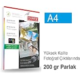 TANEX A4 200 gr. FOTOĞRAF KAĞIDI 25 Lİ