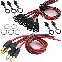 RUNCCI-YUN 5 Pcs 5.5x2.5mm DC d'alimentation Connecteur RUNCCI-YUN 5 Pcs 5.5x2.5mm DC d'alimentation Connecteur