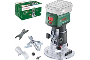 Bosch Akku-Kantenfräse AdvancedTrimRouter 18V-8 (ohne Akku, 18 Volt System, Bürstenloser Motor, im Karton), Testnote: sehr gut (Magazin: selbst ist der Mann)