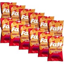 Fatt Keto Bars - Caramel & Sea Salt - 4 X 30g - 2g Carbs - 100% Natural - Low Carb, Low Sugar, High Prebiotic Fibre, Vegan & Sweetener Free - FattBar
