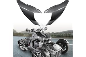 CPOWACE Carbon Fiber Pattern Fairing Panels Compatible with Can-Am Ryker All Models Ryker 600 900 Sport & Rally Edition Models Accessories Replacement for 219400803 2PCS
