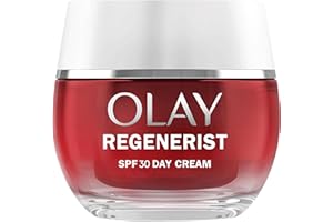 Olay Regenerist Crema Facial de Día SPF30. Hidratante Antiarrugas y Reafirmante Activa con Protección Solar SPF30, Niacinamida Antiedad y Péptidos. Regenera, Reafirma e Hidrata. No Grasa. 50 ml