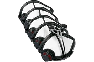 Masque de protection respiratoire Trend Stealth Lite Pro FFP3 (NR D) pour une protection toute la journée, comprend 1 support réutilisable et sangle de tête et 5 filtres, STE/LP/ML/5