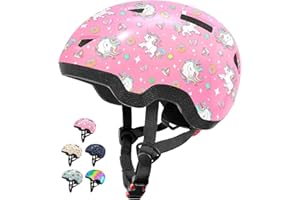 Lyefancy Kids Helmet for 1-8 Years Old, Toddler Helmet for Infant Baby, Printed Character Kids Bike Helmet for Boys Gilrs, Children Helmets for Cycling Scooter Skateboard Skating