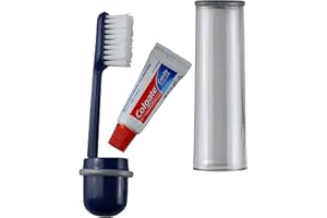 Cao Camping Brosse à Dents avec Tube, Mixte Adulte, Bleu, Taille unique