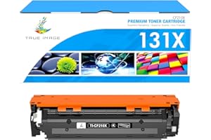 TRUE IMAGE Cartouche de Toner Compatible pour 131X CF210X 131A CF210A Laserjet Pro 200 Color MFP M276nw M276n M251n M251nw M276 M251 Noir, Pack de 1