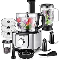 FIMEI Food Processor Multifunctional, 11 in 1 Food Processor, 1100W, 3 Speeds & Pulse Function, 3.2L Chopper, 1.5L Blender, G