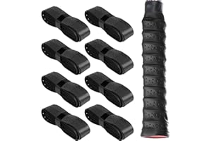 Ailvor Griffband Tennisschläger, 8 Stück Tennis Griffband, Rutschfestes Griffband Badmintonschläger, Overgrip Tennisschläger für Tennisschläger, Badminton, Squash Schläger