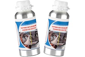 TONZACK 1600g Fluide de Réparation de Phare de Voiture,Kit de Reparation de Lentille de Phare de Voiture-Recharge 1600g,Renovateur Phare Voiture Vapeur,Polymérisation Phare