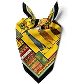 Kadınlar i&ccedil;in 55cm x 55cm Fular K&uuml;&ccedil;&uuml;k Kare Hafif &Ccedil;i&ccedil;ek Desenli Bandana Boyun Şal, Sa&ccedil; veya Boyun i&ccedil;in Etnik Kare Baş&ouml;rt&uuml;s&uuml;