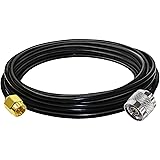 TUOLNK SMA-Stecker auf N-Stecker RF-Koaxial-Koaxialkabel RG58-Antennen-Koaxialkabel SMA-Stecker auf N-Stecker-Verlängerungska