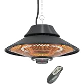 MirKraft Elirg R.C LED Işıklı Elektrikli Isıtıcı, 2000 W, Uzaktan Kumandalı, İki Isıtma Kademesi, IP45, Balkon Isıtıcısı, &Ccedil;ad