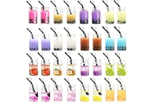 Hocadrv Bubble Tea Anhänger Milch Tee Charms Anhänger ...