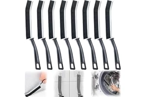 SFSSHUI 8 Stück Hartborsten Eckenreinigungsbürste, Fugenbürste Spaltreinigungsbürste, Multifunktionale Fugenbürste, Dead Corners Badezimmerbürste mit harten Borsten, Bürsten Putzset, Crevice Cleaning Brush