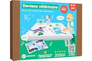 Deviens vétérinaire - kit Pandacraft 8-12 ans: Ouvre ta clinique vétérinaire et prends soin de tes patients