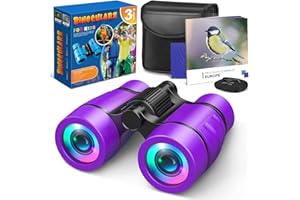 Dromlag Cadeau Fille 4 5 6 7-12 Ans,Jumelles Enfant Jeux Jouets Garcon Fille Cadeau Anniversaire Jumelle Enfant Jeux Jouets Jumelles Compactes Cadeau Enfant 3-12 Ans