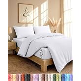 Utopia Bedding - Duvet cover for 135 beds, fitted sheet 135 x 190 cm and pillowcases (50 x 75 cm) - duvet cover 200 x 200 cm