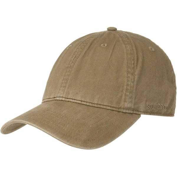 Casquette Stetson Gosper Army - Militaire Fermée - Coton 100% - Protection UV 40+ - Unisexe