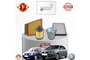 HOFFMAN AUTOMOTIVE KIT TAGLIANDO 4 FILTRI POLO IV 1.4 TDI 51KW 70CV DAL 2005 -> 2009