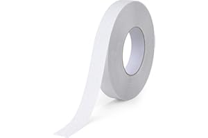 OQingluan Anti Slip Tape for Steps, 2.5cm*20m Anti Slip Stair Treads, Grip Tape, Heavy Duty Traction Tape, Prevents the Elderly/Children/Pets from Slipping and Falling, Transparent