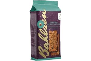 ‎BAHLSEN Bahlsen Mandel-Spekulatius, 200 g, weihnachtliches Gebäck mit Mandeln und traditionellen Motiven (1 x 200 g)