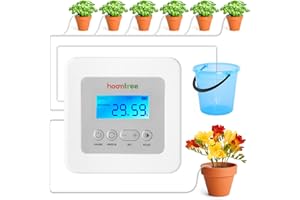 HOOMTREE Automatic Watering System for Potted Plants, House Plant Drip Irrigation System, Auto Plant Waterer with Smart Programmable Timer, Self Watering System for Indoor Plants While on Vacation