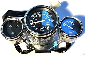 Roller Tacho Komplett 50 ccm ZN50QT-A Tachometer Motorroller Znen Alpha Motor Benzhou Casabike Nova Minime Ravenna City Star Retro Star Bondini Venus Fosti Minimoto Venti