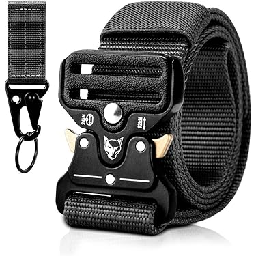 Cintura Tattica Militare In Nylon Regolabile - Con Fibbia Sgancio Rapido Per Uomo - Foto 11