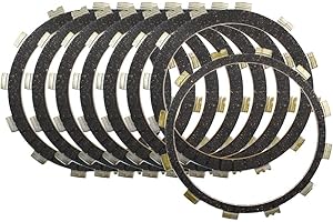 Road Passion Disques d'Embrayage à Friction Standard 8 pcs pour VMX12 V-MAX 1200 V-MAX 1200 / XVZ1300 Royal Star/Venture