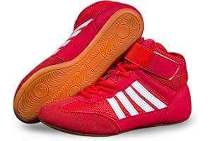 Zeihyeurus Ringerschuhe Herren,Fitness Training Boxschuhe,Boxschuhe FüR Jugendliche,Atmungsaktive Boxstiefel,Leichte Und,Atmungsaktive,Flexibel,Langlebig,Fitness,Sport,Kampf,Sanda,Taekwondo,Wettkampf