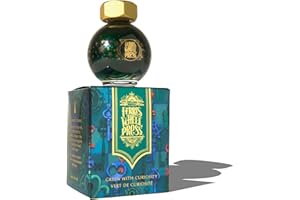 Ferris Wheel Press Fountain Pen Ink | FerriTales Collection | Green with Curiosity with Blue Shimmer and Red Sheen| 20ml