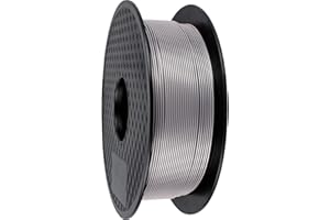 TEQStone - Filamento PLA 1,75 mm, 1 kg, per stampanti 3D e penne 3D, in confezione sottovuoto, avvolto, colore grigio 1