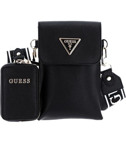 GUESS Damen Handytasche Zum Umhängen – Original Phone Bag, Gepolstert, Mit Reißverschluss – Stylisches Accessoire Für Smartphones