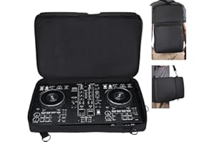 Baomaeyea Tragetasche für DDJ-400 Pioneer/DJ-SB3 SB2 DJ Controller/Pioneer DDJ-FLX4/DJControl Inpulse 300 MK2 and 200 MK2 Hart Reise Tragen Tasche mit Schultergurt