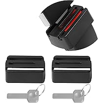 FUGLUS Auto Gurtschloss Kindersicherung 2er Set - Schutz Vor Versehentlichem Öffnen Des Sicherheitsgurts