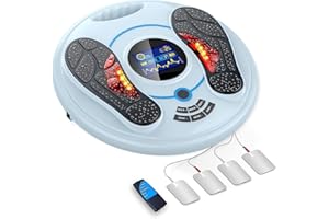 LUNGSANK Durchblutungs-Stimulator Beine & Füße | Durchblutungsstimulator | Entlastet: Schmerzen, Unbehagen, Müdigkeit, Wundsein | Mit 99 Intensitäten und 25 Modi