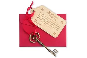 PopManko Llave mágica personalizada de Papá Noel, con diseño de Papá Noel, tradición de Nochebuena, sin chimenea, hecha a mano, regalo para niños
