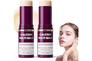 Dandin 2 Stück Calcium Volume Multi Balm, Anti-Aging & Firming Skincare Stick,Straffere Haut, für Frauen aller Hauttypen, Geeignet für Augen, Hals, Gesicht