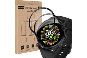 Carantee 2 Stück Schutzfolie für Panzerglas für Garmin Venu 4 45mm/Venu 3, Sensitive Touch Schutzglas, Anti Kratzer, Anti-Öl, Keine Blasen, Ultra HD Klare Garmin Venu 4 45mm Displayschutzfolie