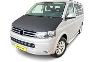 NIMOVA Front Diamond Effect Black Full Bonnet Hood Bra Cover Protector Guard For Volkswagen VW T5.1 T5 Transporter 2010-2015