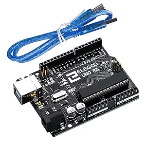 ELEGOO UNO R3 Board ATmega328P ATMEGA16U2 with USB Cable Compatible with Arduino IDE Projects RoHS Compliant