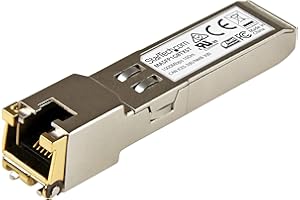 StarTech.com Módulo Transceptor SFP Compatible con Cisco Meraki MA-SFP-1GB-TX - 1000BASE-T - SFP a RJ45 Cat6 / Cat5e - 10/100/1000 Mbps - RJ45 - 100m - Cisco Meraki MS225, MX400, MS250 (MASFP1GBTXST)
