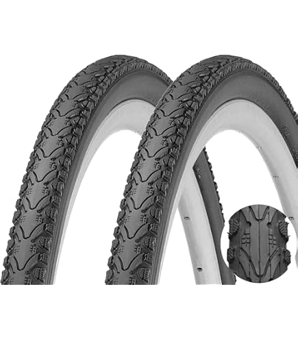 Ecovelò 700x40C Gravel Reifen + Schlauch – Semi-Slick Für Rennrad, Trekking & Offroad