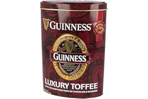 Guinness Toffees in dunkelroter Geschenkdose. 200g