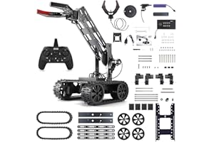 VANLINNY 4-DOF Roboterarm-Kit, DIY Roboter Bausatz, STEM-Kinderspielzeug mit Elektronischer Programmierung und Fernbedienung, die Besten Geburtstagsgeschenke für Kinder ab 8 Jahren