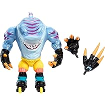 Mattel Street Sharks 6 Inch Action Figure Bite and Skate Action