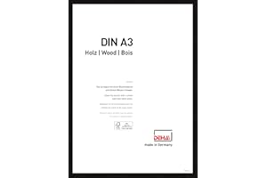 DEHA Design cadre en bois Fontana, 29,7x42 (A3) cm, Noir